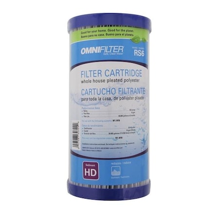 Commercial Water Distributing Commercial Water Distributing RS6 Heavy Duty Whole House Replacement Cartridge RS6